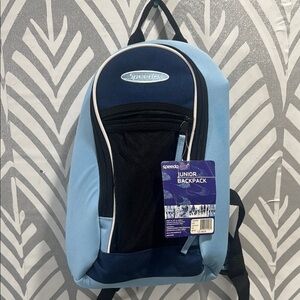 Speedo Blue and Black Backpack with Sleek Design and 2 liter hydration bladder.
